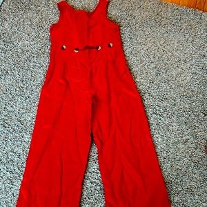 Xss size Red Zara Jumpsuit 50$